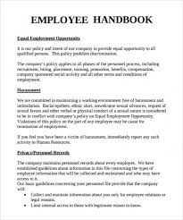 2018 10 Policy And Procedure Manual Templates Free Hr Procedures