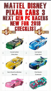 And i compiled this whole list. 2018 Next Gen Racer Pictures On Take5 Disney Cars Diecast Collectors Facebook