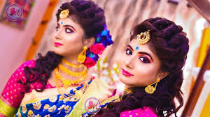 bengali bridal reception makeup finland