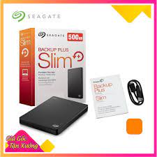 Ổ Cứng Di Động SeaGate 500GB Plus Slim I 24T BH [HH3G COMPANY] - Ổ Cứng Di  Động