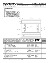 Gas Fireplace Instruction Manual