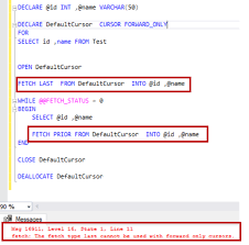 sql server cursor attributes