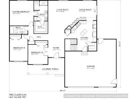 Bedroom House Plans 1 960 Sq Ft