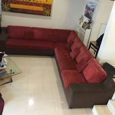 fabric sofa set l shape large size 3