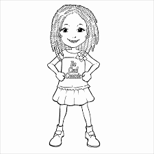 Cornrow braided hairstyles require a unique ability to braid hair close to the scalp to create cool designs and embrace cornrows with natural hair. Curly Hair Girl Coloring Pages Coloringbay