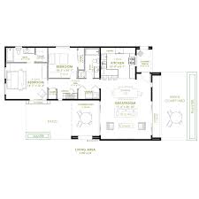 Modern 2 Bedroom House Plan 61custom