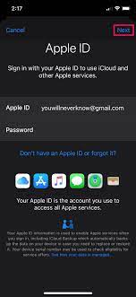 how to switch apple id icloud account
