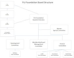 Foundation Organizational Chart Fiu Foundation Inc