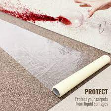 carpet protector clear dust cover