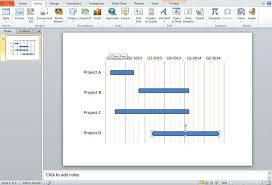 How To Make A Gantt Chart In Powerpoint 2010 Slidehunter Com