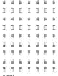 Printable Chord Chart For 4 String Instrument On Letter
