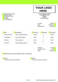 Sample Invoices Created With Our Online Invoicing Software