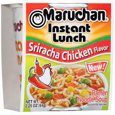 Sriracha Chicken Cup Of Noodles gambar png