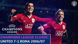 Live discussion, man of the match voting and player ratings of as roma vs manchester united. European Classics Manchester United 7 1 Roma 2006 07 Uefa Champions League Youtube