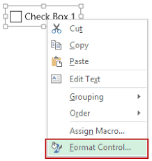how to insert checkbox in excel easy