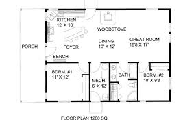 With 2 Bed 1 Bath House Plans One
