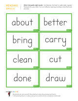 Dolch Sight Word Flashcards School Sparks