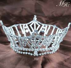 miss america pageant crown rhinestones