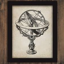 antique armillary sphere sundial globe