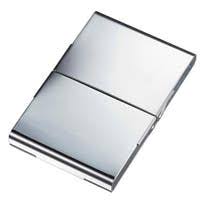 Sleek and slim for easier handling and safekeeping, this stainless steel business card holder features a brushed metal polish and can hold up to 10 business cards at a time. Buy Metal Business Card Holders Online At Overstock Our Best Wallets Deals