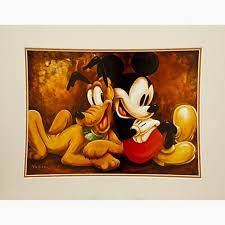disney art print mickey mouse and