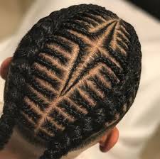 Explore all the popular haircut designs and types for men, from really short to super long in length. Fade With Straight Braided Bun Mens Braids Hairstyles Braids For Boys Boy Braids Hairstyles