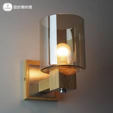 Nordic Idesign Oak Solid Wood Wall Lamp