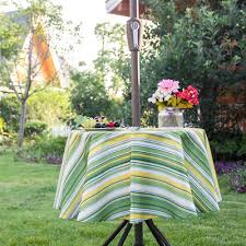 3e Home Patio Round Outdoor Tablecloth