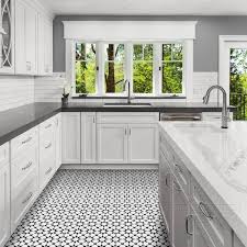 villa lagoon tile taza black and white