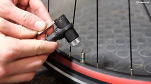 how to pump up a bike tyre in five