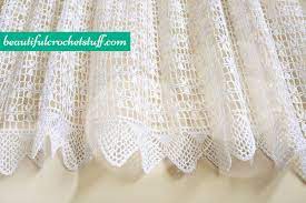 crochet curtain free pattern