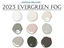 Evergreen Fog Home Color Paint Palette