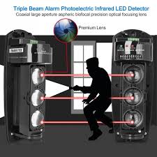 triple beam alarm photoelectric