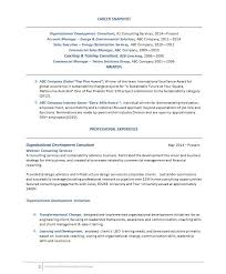 Consulting Resume Example