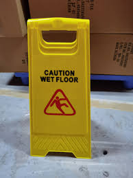 printable wet floor board cleaning