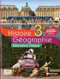 Histoire-Géographie + Éducation civique 3e - Livre de l'élève -  9782091717579 | Éditions Nathan