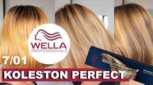 wella koleston perfect on bleached hair