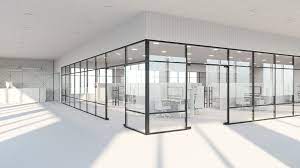 crystalia glass partition