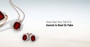 a garnet is real or fake