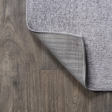 jonathan y haze solid low pile gray 2 ft x 10 ft runner rug