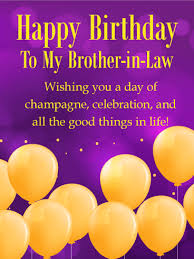 happy birthday brother in law images