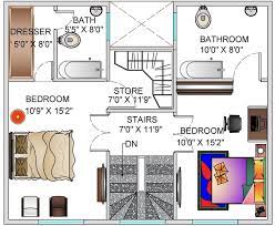 25x30 Duplex House Plan Design 2 Bhk