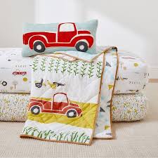 Old Truck Farm Crib Fitted Sheet