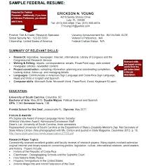 Federal Resume Examples 2016 Example And Get Ideas Create Your With