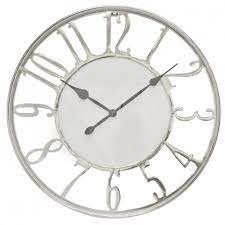 Casa Kensington Wall Clock Silver
