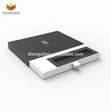 Luxury Popular Electronic Paper Sliding Drawer Box Packaging Design Black Case With Custom Foam Box Insert Buy Electronic Box Packaging Sliding