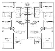 Duplex House Plan J0324d