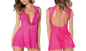 Up To 25 Off On Escante Chemise Or Babydoll Groupon Goods