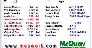 Mcquay Pipesizer With Solved Example Free Download