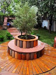 Awesome Garden Bench Ideas Around Trees